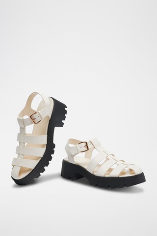 Sandalen - Ecru