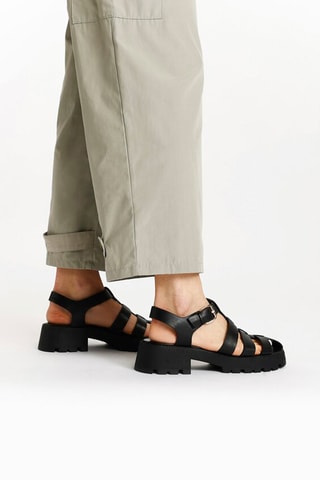 Romeinse Sandalen - Zwart