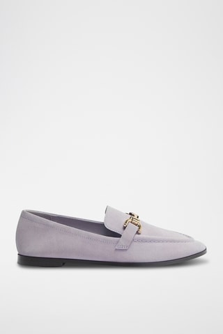 Mocassins en nubuck - Violet