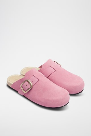 Nubuck Clogs - Roze