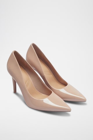 Escarpins vernis - Beige