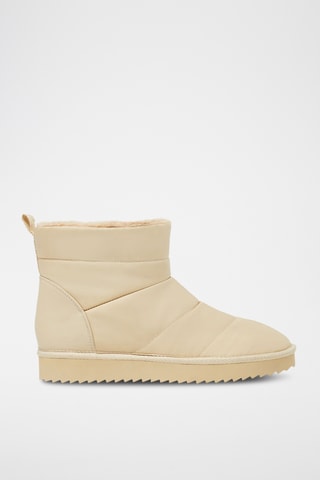 Bottines fourrées - Ecru