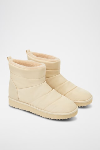 Bottines fourrées - Ecru