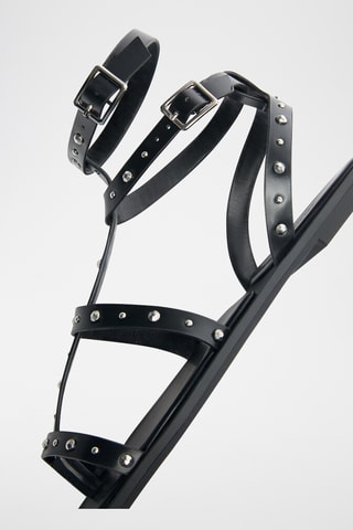 Romeinse Sandalen - Zwart