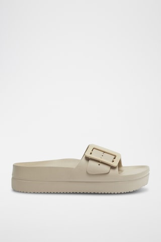 Platform Muiltjes - Beige