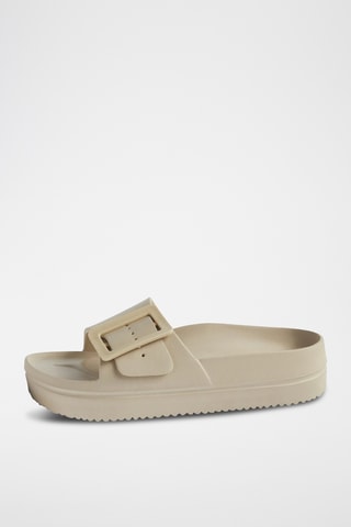 Platform Muiltjes - Beige