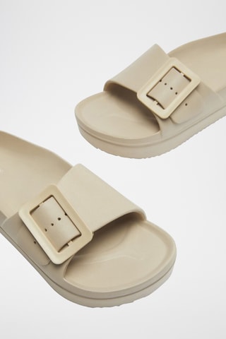 Platform Muiltjes - Beige