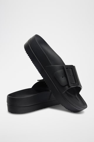 Platform Muiltjes - Zwart