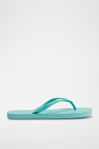 2 Paar Slippers - Zwart en turquoise