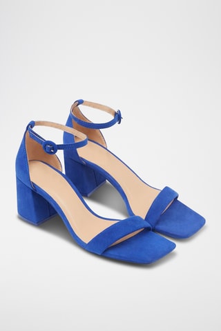 Sandales à talons - Bleu marine