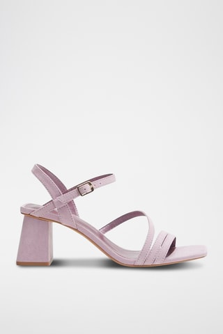 Sandales à talons - Mauve