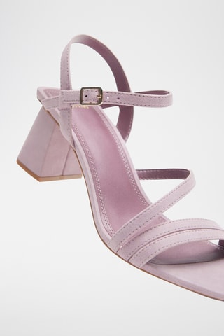 Sandales à talons - Mauve