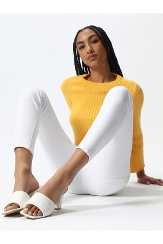 Mules à talons - Blanc