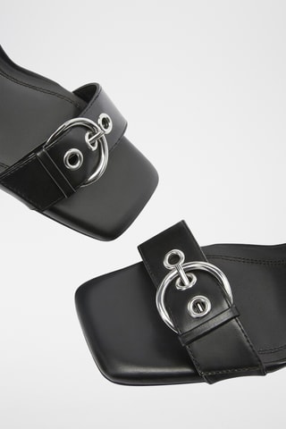 Sandales à talons - Noir