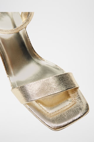 Sandales à talons - Doré