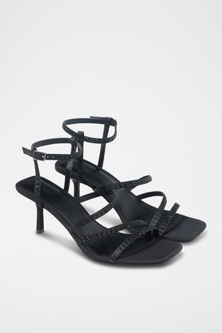 Sandales à talons - Noir