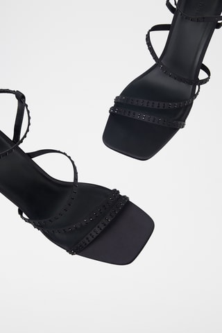 Sandales à talons - Noir