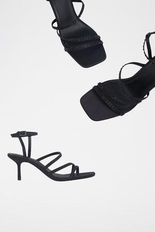 Sandales à talons - Noir