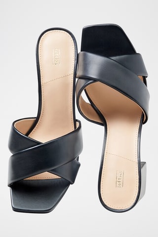 Sandales à talons - Noir