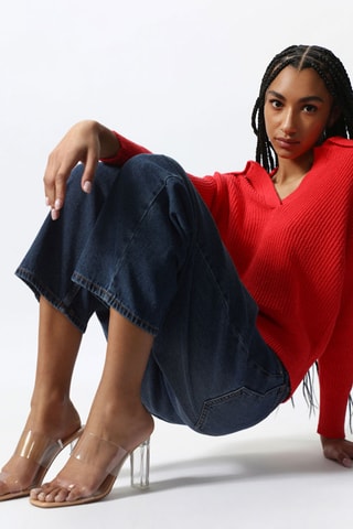 Muiltjes met hak - Transparant