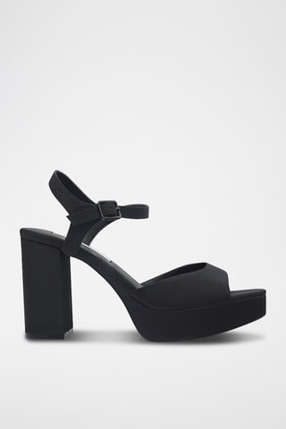 Sandales à talons - Noir