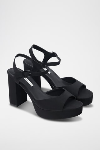 Sandales à talons - Noir