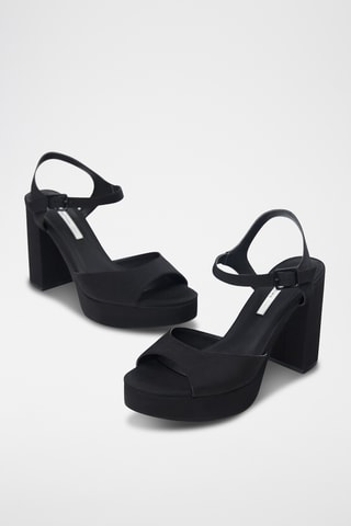Sandales à talons - Noir