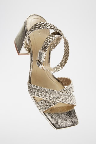 Sandales à talons - Doré