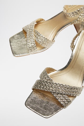 Sandales à talons - Doré