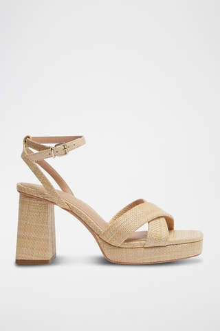 Sandales à talons - Beige