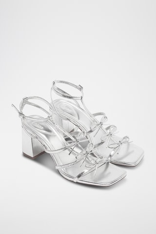 Sandales à talons - Argenté
