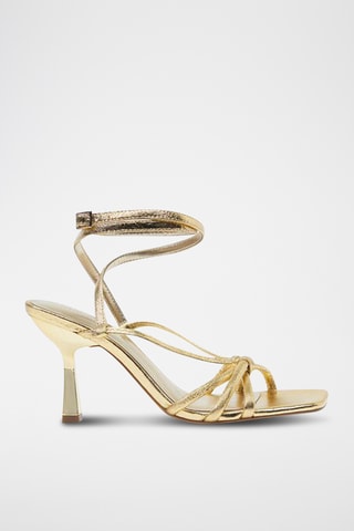 Sandales à talons - Doré