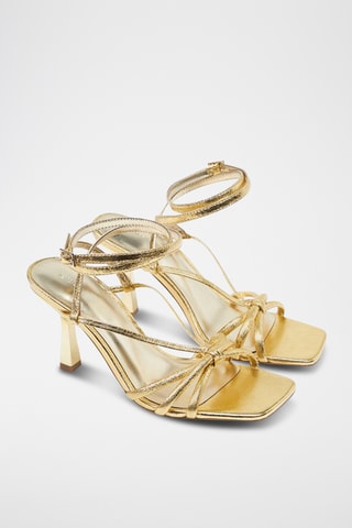 Sandales à talons - Doré