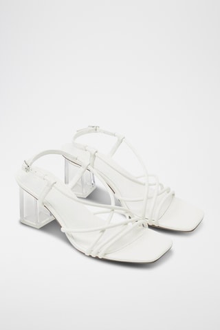 Sandales à talons - Blanc