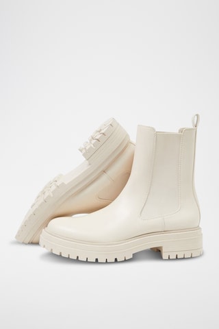 Bottines Chelsea - Ecru
