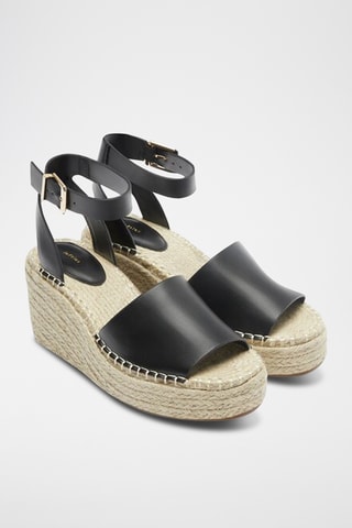 Sandales compensées - Noir