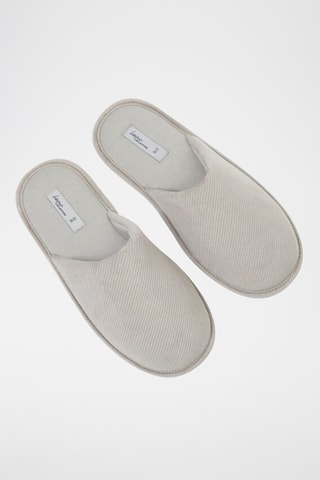 Pantoffels - Lichtgrijs