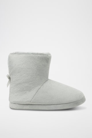 Gevoerde Pantoffels - Lichtgrijs