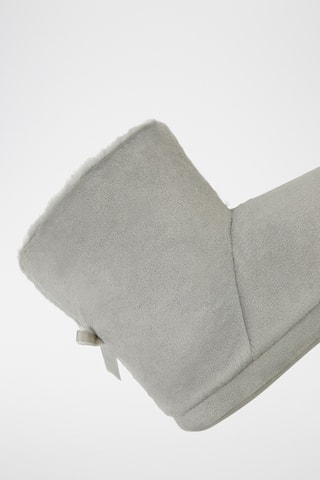 Gevoerde Pantoffels - Lichtgrijs