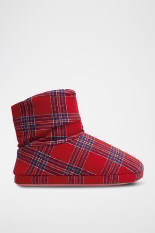 Gevoerde Pantoffels - Rood