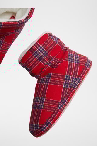 Gevoerde Pantoffels - Rood