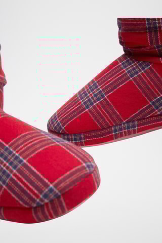 Gevoerde Pantoffels - Rood