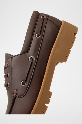 Chaussures bateau - Marron foncé