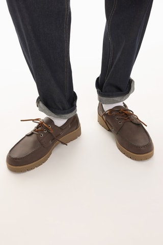 Chaussures bateau - Marron foncé