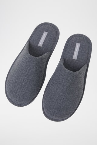 Pantoufles - Gris chiné