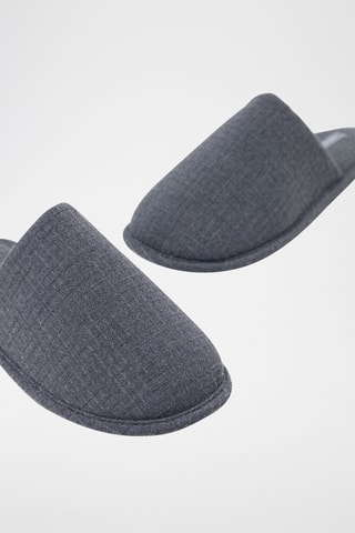 Pantoufles - Gris chiné