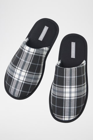 Pantoufles - Noir et blanc