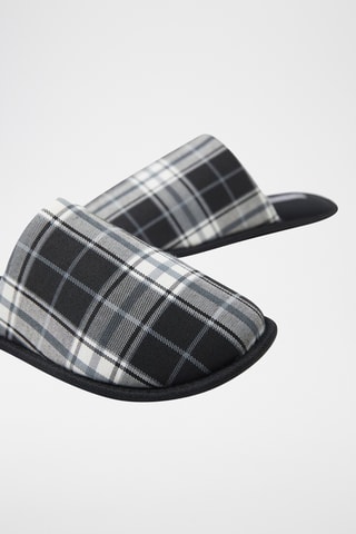 Pantoufles - Noir et blanc