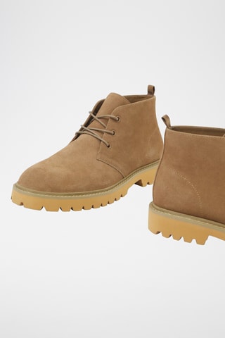 Boots en nubuck - Beige