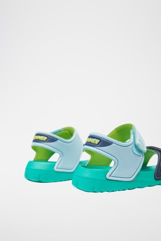 Sandalen - Zeegroen